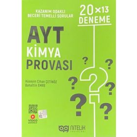 Nitelik Yayınları AYT Kimya Provası 20x13 Deneme