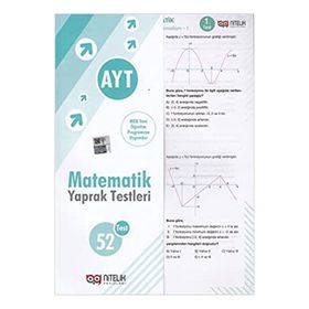 Nitelik Yayınları AYT Matematik 52 Yaprak Test