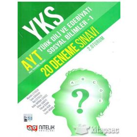 Nitelik Yayınları AYT Türk Dili ve Edebiyatı Sosyal Bilimler 1 - 20 Deneme Sınavı