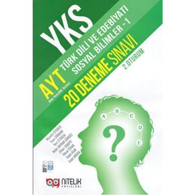 Nitelik Yayınları AYT Türk Dili ve Edebiyatı Sosyal Bilimler 1 - 20 Deneme Sınavı