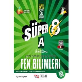 Nitelik Yayınları LGS Süper 8.Sınıf Fen Bilimleri A Yeni Nesile Geçiş Kitabı