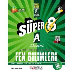 Nitelik Yayınları LGS Süper 8.Sınıf Fen Bilimleri A Yeni Nesile Geçiş Kitabı