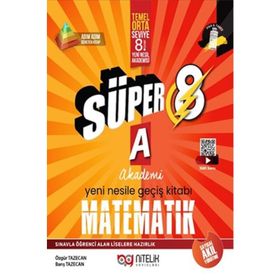 Nitelik Yayınları LGS Süper 8. Sınıf Matematik A Yeni Nesile Geçiş Kitabı