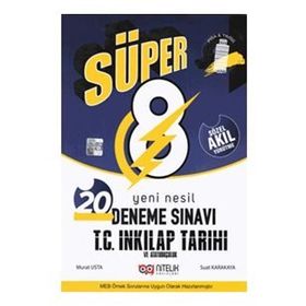 Nitelik Yayınları Süper 8. Sınıf Yeni Nesil Türkçe 10 Deneme Sınavı