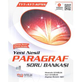 Nitelik Yayınları Tyt Ayt Kpss Paragraf Soru Bankası