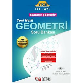 Nitelik Yayınları TYT AYT Yeni Nesil Geometri Tamamı Çözümlü Soru Bankası