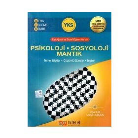 Nitelik Yayınları YKS Psikoloji Sosyoloji Mantık Ders İşleme Kitabı