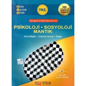 Nitelik Yayınları YKS Psikoloji Sosyoloji Mantık Ders İşleme Kitabı