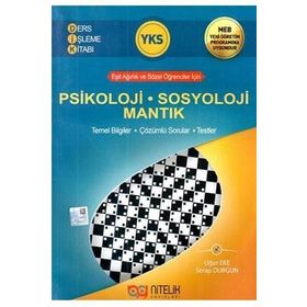 Nitelik Yayınları YKS Psikoloji Sosyoloji Mantık Ders İşleme Kitabı