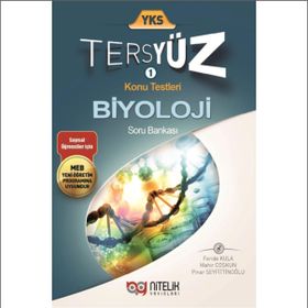 Nitelik Yayınları YKS TYT AYT Biyoloji Tersyüz Soru Bankası