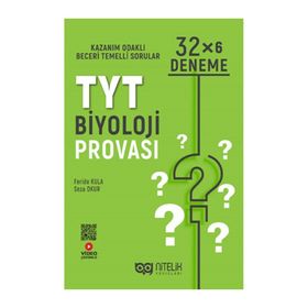 Nitelik Yayınları YKS TYT Biyoloji Provası 32x6 Deneme