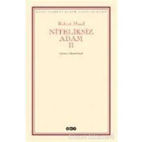 Niteliksiz Adam 2 - Robert Musil