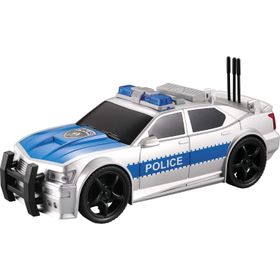 Nitro Speed Beyaz Mavi Polis Arabası 1:20 Sesli Işıklı