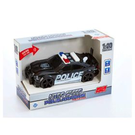 Nitro Speed Polis Arabası 1:20 Siyah Sesli Işıklı