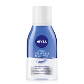 Nivea 125 ml Çift Etkili Göz Makyaj Temizleme Losyonu