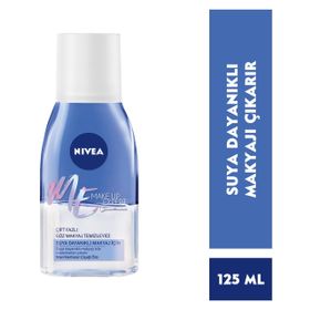 Nivea 125 ml Çift Fazlı Göz Makyaj Temizleyicisi