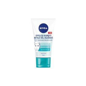 Nivea 150 ml 3in1 Sivilce Karşıtı Temizleyici Beyaz Kil Maskesi
