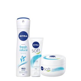 Nivea 150 ml Fresh Natural Kadın Sprey Deodorant + 150 ml Fresh Active Erkek Sprey Deodorant