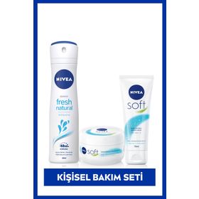 Nivea 150 ml Fresh Natural Kadın Sprey Deodorant + 150 ml Fresh Active Erkek Sprey Deodorant