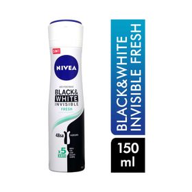 Nivea 150 ml Invisible Black And White Kadın Sprey Deodorant