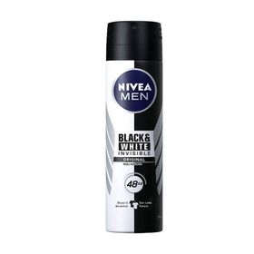 Nivea 150 ml Invisible Black White Power Sprey Erkek Deodorant