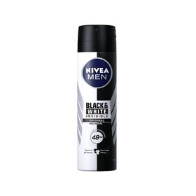 Nivea 150 ml Invisible Black White Power Sprey Erkek Deodorant