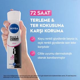 Nivea 150 ml Invisible Clear Kadın Deodorant