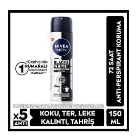 Nivea 150 ml Men Deo Invisible Black & White Power Deodorant