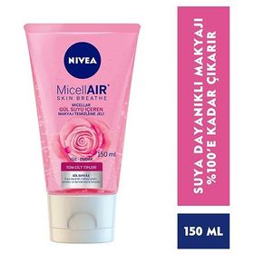 Nivea 150 ml Micellair Gülsuyu İçeren Makyaj Temizleme Jeli