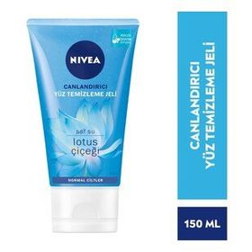 Nivea 150 ml Saf Su ve Lotus Çiçeği ile Etkili Canlandırıcı Yüz Temizleme Jeli