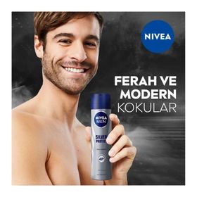 Nivea 150 ml Silver Protect For Erkek Sprey Deodorant