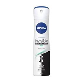 Nivea 150 ml Women Invisible Black White Fresh Sprey Deodorant