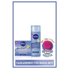 Nivea 200 ml Aqua Sensation Canlandırıcı Yüz Temizleme Jeli + 50 ml Aqua Sensation Canlandırıcı Yüz Kremi