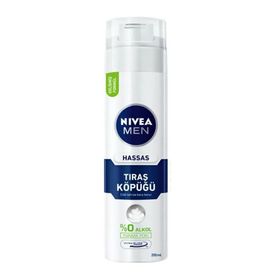 Nivea 200 ml Hassas Ciltlere Özel Hızlı Koruma Men Hassas Tıraş Köpüğü