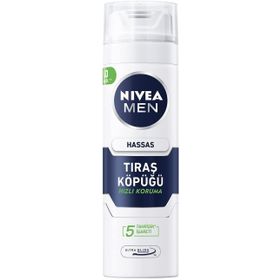 Nivea 200 ml Hassas Ciltlere Özel Hızlı Koruma Men Hassas Tıraş Köpüğü