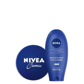 Nivea 250 ml Krem+Besleyici El Kremi