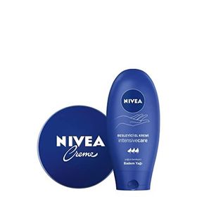 Nivea 250 ml Krem+Besleyici El Kremi
