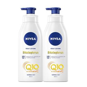 Nivea 250 ml Q10 Sıkılaştırıcı Vücut Losyonu+400 ml Aloe Vera Pump Losyon Set