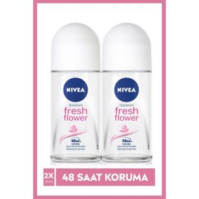 Nivea 2x50 ml Fresh Flower Kadın Deodorant Roll-On