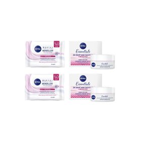Nivea 3 in 1 Arada Kuru Ciltler İçin Makyaj Temizleme Mendilleri