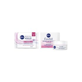 Nivea 3 in 1 Arada Kuru Ciltler İçin Makyaj Temizleme Mendilleri