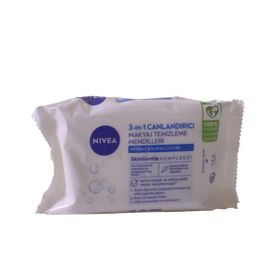 Nivea 3 in 1 Canlandırıcı 25'li Makyaj Temizleme Mendili