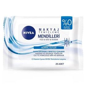 Nivea 3 in 1 Canlandırıcı 25'li Makyaj Temizleme Mendili
