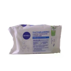 Nivea 3 in 1 Canlandırıcı 25'li Makyaj Temizleme Mendili