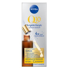 Nivea 30 ml Q10 Kırışıklık Karşıtı Çift Etkili Cilt Serumu