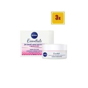 Nivea 3'lü Günlük Nemlendirici Kuru hassas Cilt 50 ml Yüz Kremi