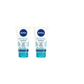 Nivea 3'ü 1 Arada 2x150 ml Beyaz Kil Maskesi