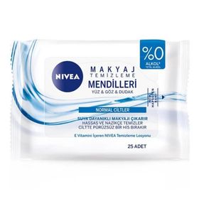 Nivea 3'ü 1 Arada Canlandırıcı 25 Adet Makyaj Temizleme Mendili