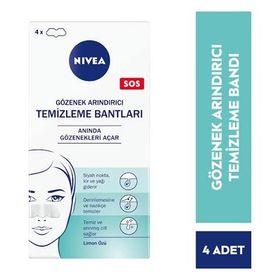 Nivea 4 Adet Gözenek Arındırıcı Temizleme Bantları