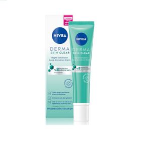 Nivea 40 ml Derma Skin Clear Night Exfoliator Gece Kremi